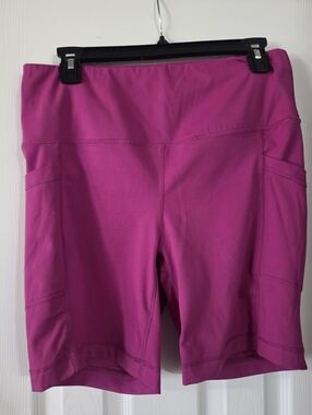 High-Waist Women’s Bike Shorts in Pink